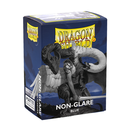 Dragon Shield - Matte Non-Glare Sleeves - Standard Size - 100pk - Blue - product hero
