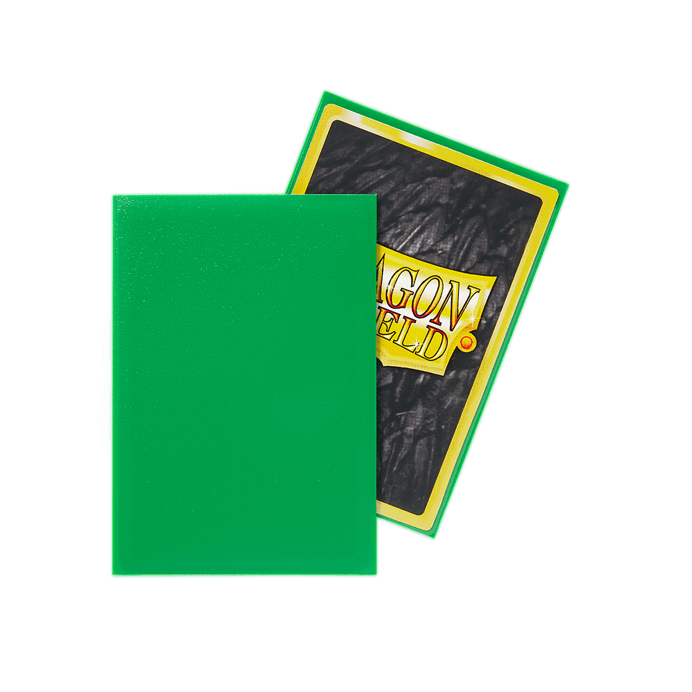 Dragon Shield - Matte Sleeves - Japanese Size - 60pk - Apple Green - The Card Vault