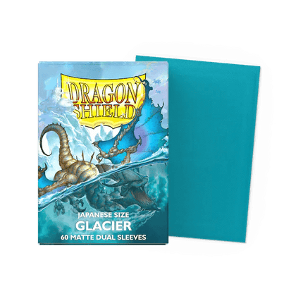 Dragon Shield - Matte Sleeves - Japanese Size - 60pk - Glacier Miniom - The Card Vault