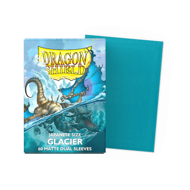 Dragon Shield - Matte Sleeves - Japanese Size - 60pk - Glacier Miniom - The Card Vault