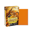 Dragon Shield - Matte Sleeves - Japanese Size - 60pk - Orange - The Card Vault