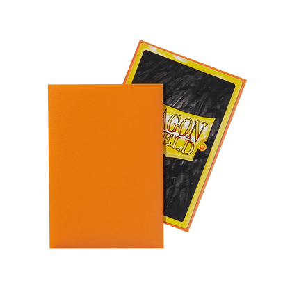 Dragon Shield - Matte Sleeves - Japanese Size - 60pk - Orange - The Card Vault