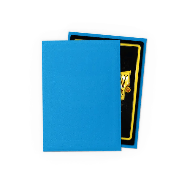 Dragon Shield - Matte Sleeves - Japanese Size - 60pk - Sapphire - The Card Vault