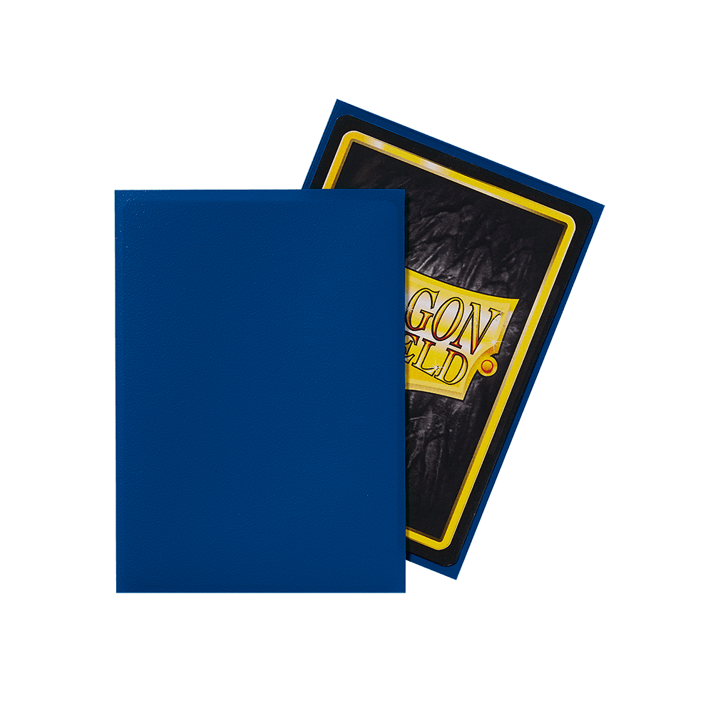 Dragon Shield - Matte Sleeves - Standard Size - 100pk - Blue - The Card Vault