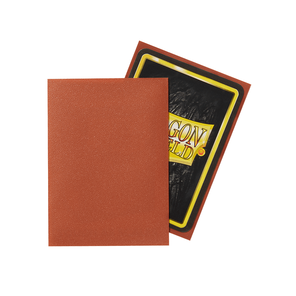 Dragon Shield - Matte Sleeves - Standard Size - 100pk - Copper - The Card Vault