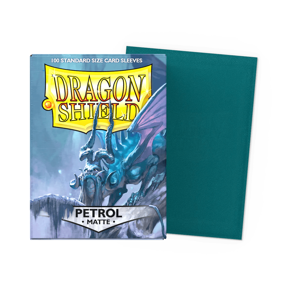 Dragon Shield - Matte Sleeves - Standard Size - 100pk - Petrol - The Card Vault