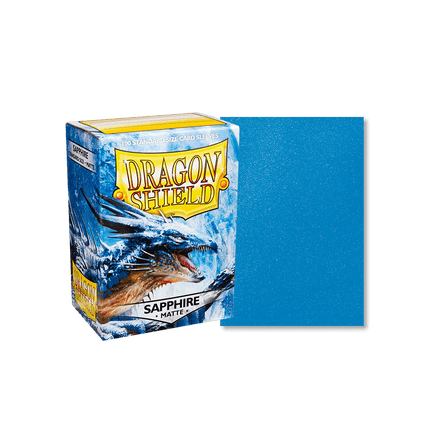 Dragon Shield - Matte Sleeves - Standard Size - 100pk - Sapphire - The Card Vault