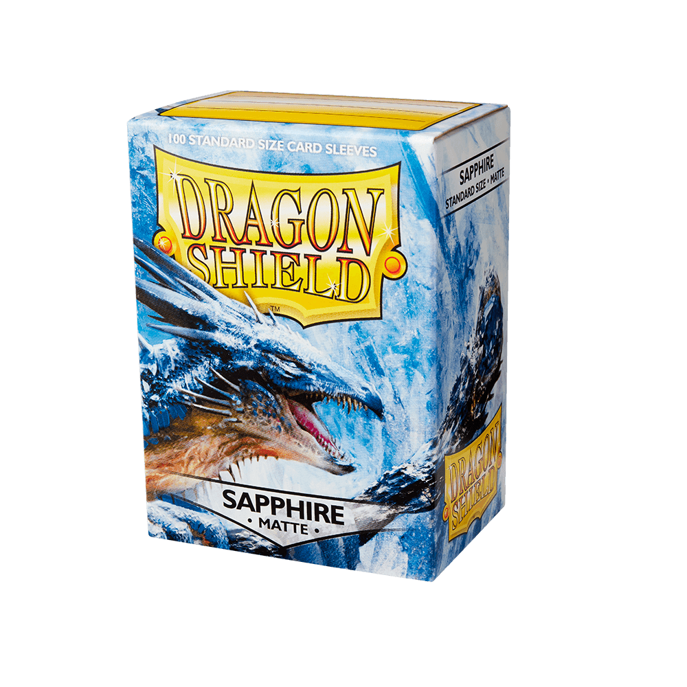 Dragon Shield - Matte Sleeves - Standard Size - 100pk - Sapphire - The Card Vault