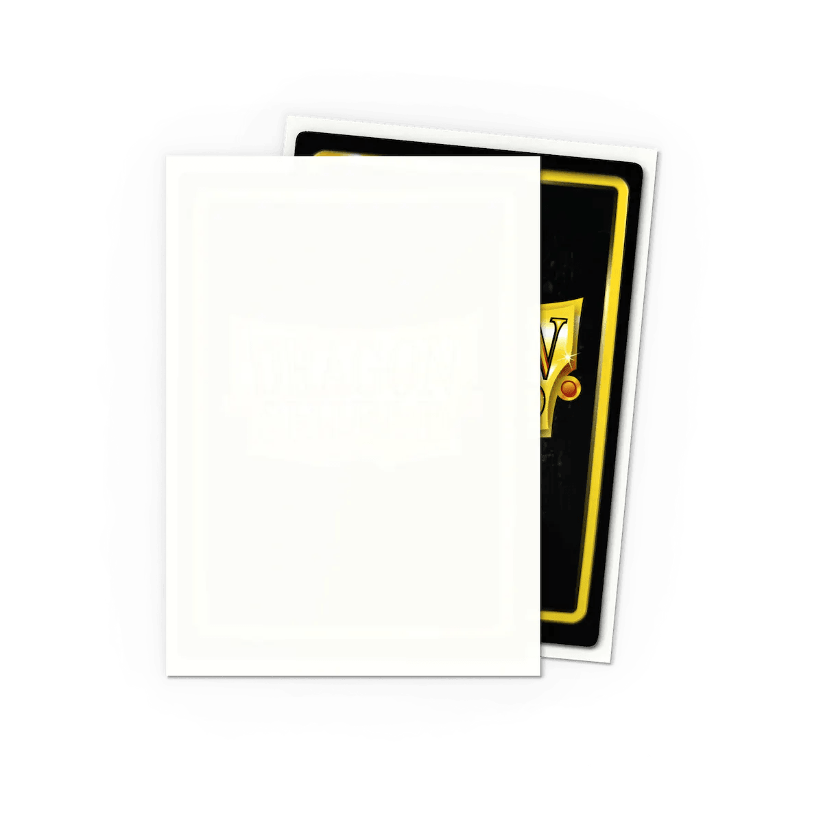 Dragon Shield - Matte Sleeves - Standard Size - 100pk - White - The Card Vault