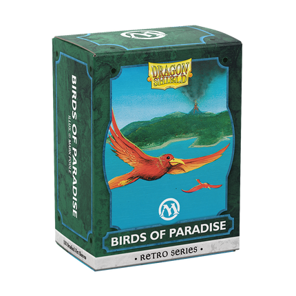 Dragon Shield - Retro Series - Birds of Paradise - Brushed Art Sleeves - Standard Size - 100pk - product hero