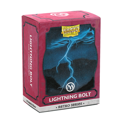 Dragon Shield - Retro Series - Lightning Bolt - Brushed Art Sleeves - Standard Size - 100pk - product hero