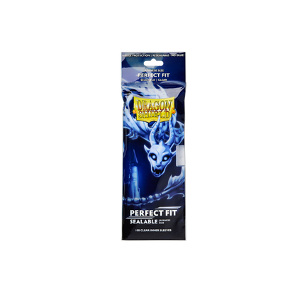Dragon Shield - Sealable Perfect Fit Sleeves - Japanese Size - 100pk - Clear - product hero