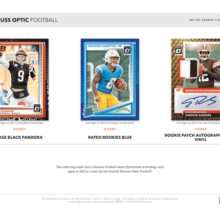 Panini - 2025 Donruss Optic American Football (NFL) - Hobby Box