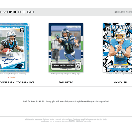 Panini - 2025 Donruss Optic American Football (NFL) - Hobby Box