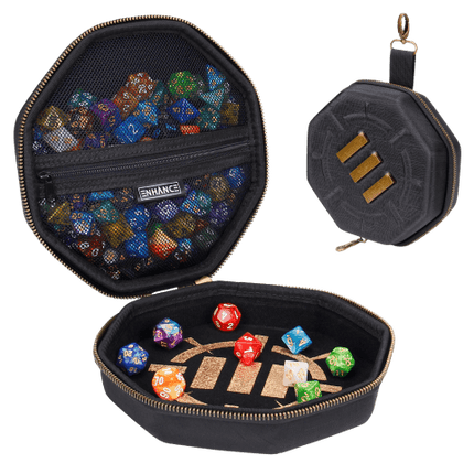 Enhance - Tabletop - Dice Tray & Case - Black - The Card Vault