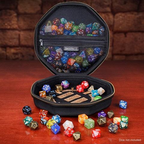 Enhance - Tabletop - Dice Tray & Case - Black - The Card Vault