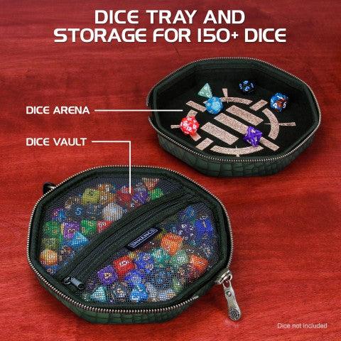 Enhance - Tabletop - Dice Tray & Case Collector's Edition - Green - The Card Vault