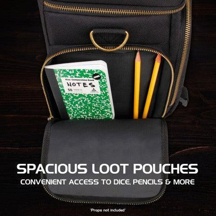 Enhance - Tabletop - RPG Adventurer's Bag - Black - The Card Vault