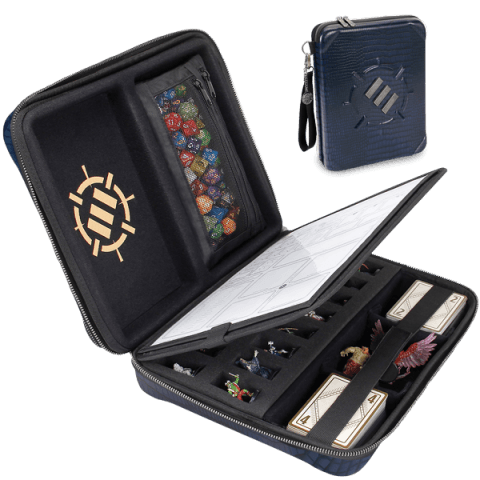 Enhance - Tabletop - RPG Organizer Case Collector's Edition - Blue - The Card Vault