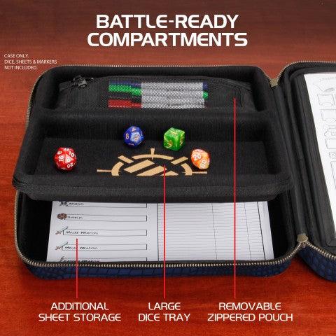 Enhance - Tabletop - RPG Organizer Case Collector's Edition - Blue - The Card Vault