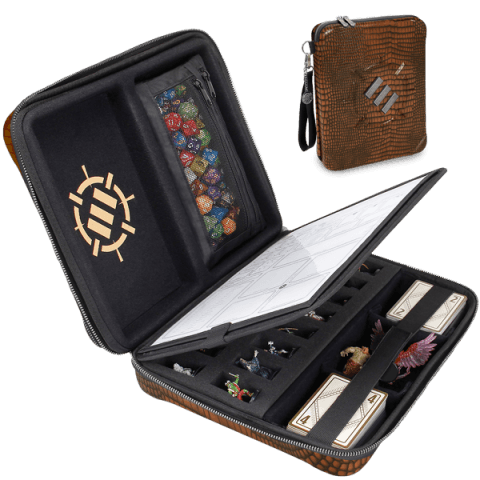 Enhance - Tabletop - RPG Organizer Case Collector's Edition - Brown - The Card Vault