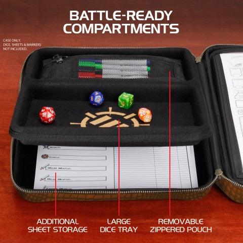 Enhance - Tabletop - RPG Organizer Case Collector's Edition - Brown - The Card Vault