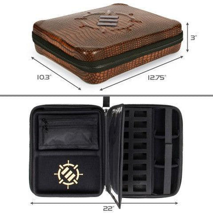 Enhance - Tabletop - RPG Organizer Case Collector's Edition - Brown - The Card Vault