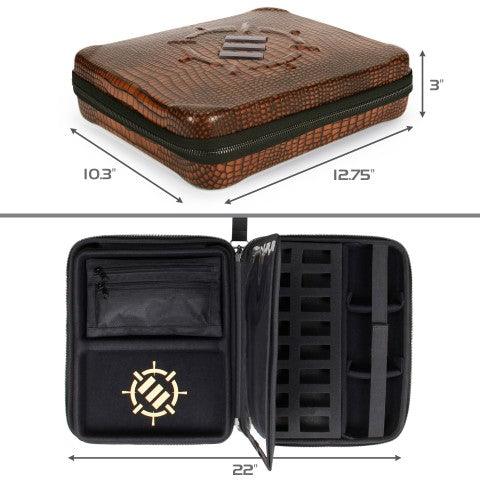 Enhance - Tabletop - RPG Organizer Case Collector's Edition - Brown - The Card Vault