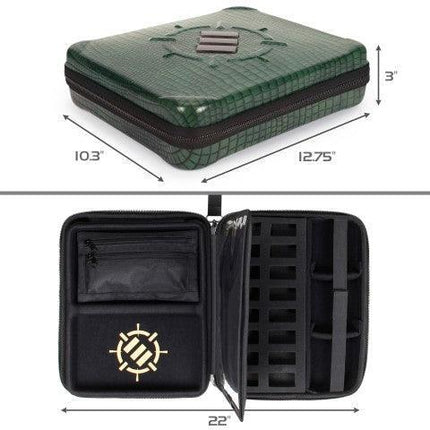Enhance - Tabletop - RPG Organizer Case Collector's Edition - Green - The Card Vault