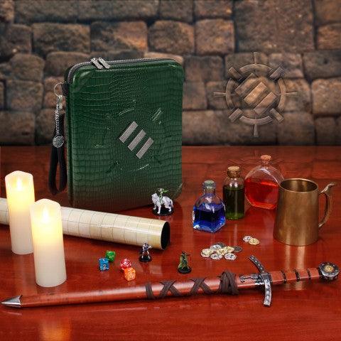 Enhance - Tabletop - RPG Organizer Case Collector's Edition - Green - The Card Vault