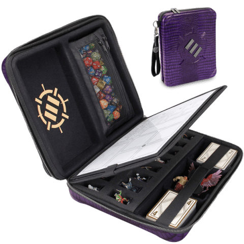 Enhance - Tabletop - RPG Organizer Case Collector's Edition - Purple - The Card Vault