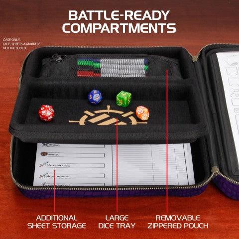 Enhance - Tabletop - RPG Organizer Case Collector's Edition - Purple - The Card Vault