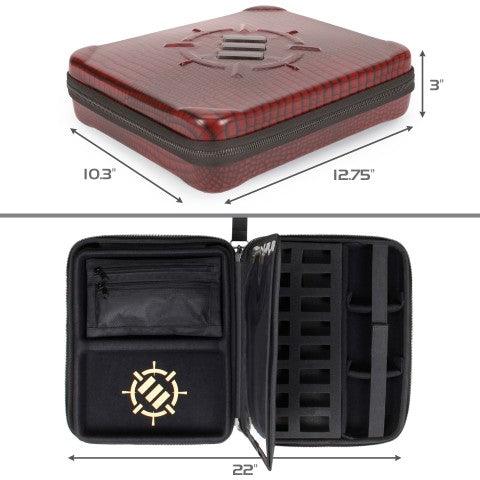 Enhance - Tabletop - RPG Organizer Case Collector's Edition - Red - The Card Vault