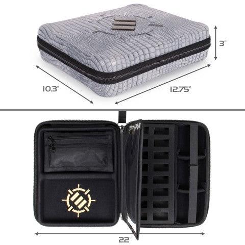 Enhance - Tabletop - RPG Organizer Case Collector's Edition - Silver - The Card Vault