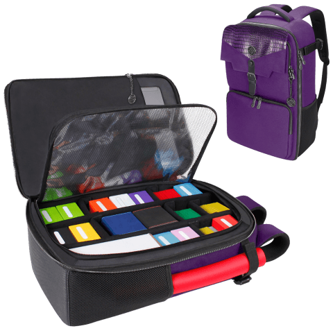 Enhance - TCG - Trading Card Backpack Collector's Edition - Purple - The Card Vault