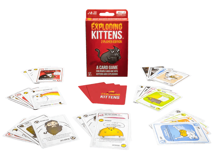 Exploding Kittens - 2-Player Version - The Card Vault