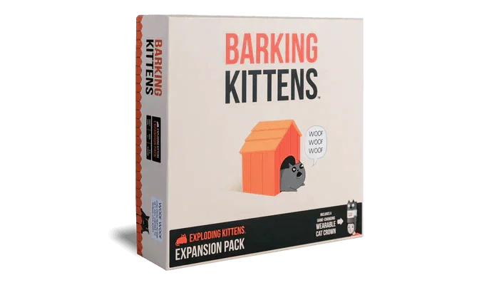 Expansion Card Exploding Kittens Exploding Kittens Card Game - Barking Kittens Expansion – The Card Vault