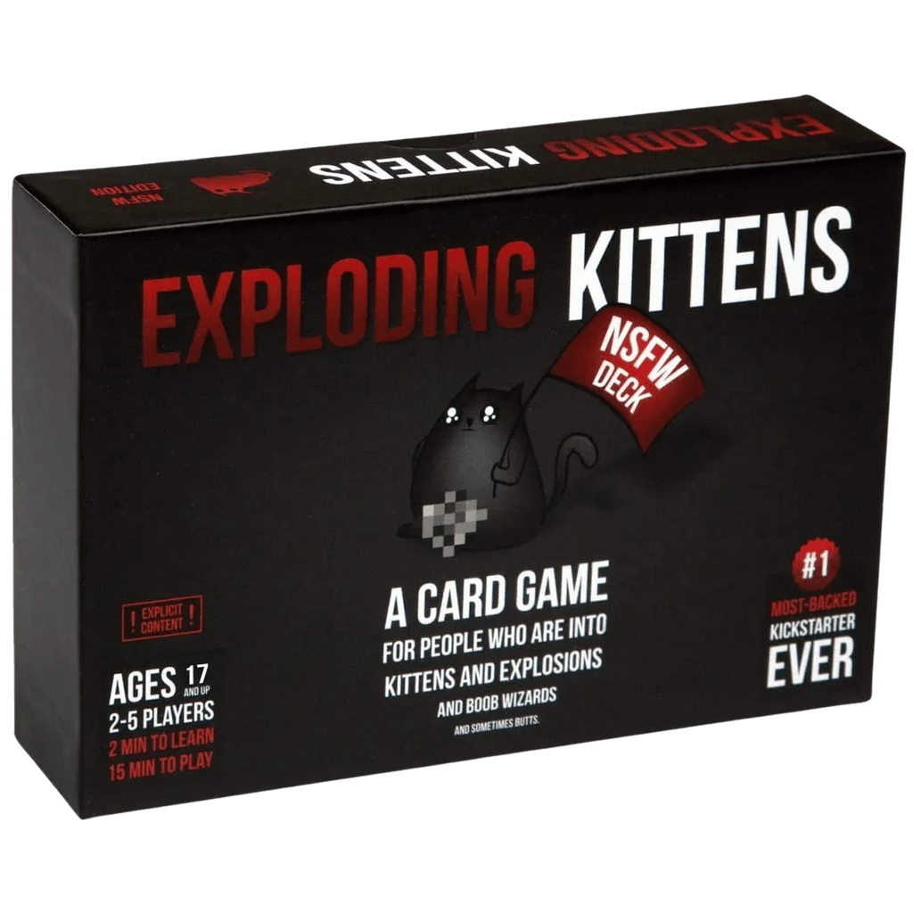 Exploding Kittens Black Exploding Kittens - NSFW Edition