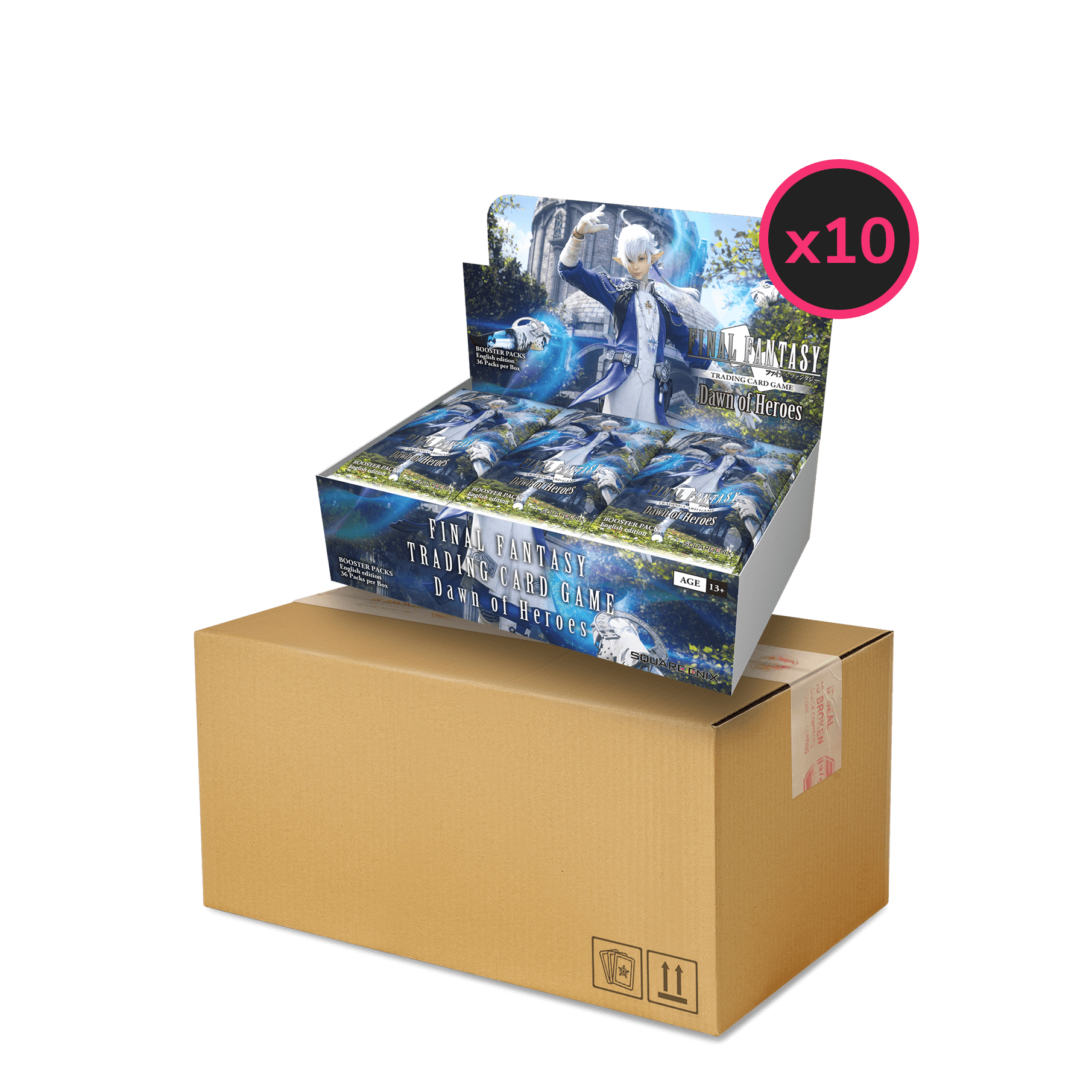Final Fantasy TCG: Opus 20 - Dawn Of Heroes Display Case (6x Booster Boxes) - The Card Vault