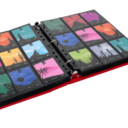 Vault X - Slim Exo-Tec® Ring Binder - Red
