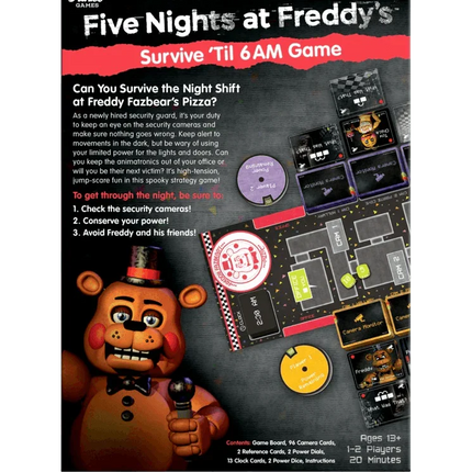 Five nights at Freddy's - Survive 'Til 6am Game - The Card Vault