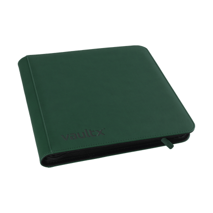 Vault X - 12-Pocket Exo-Tec® Zip Binder - Green