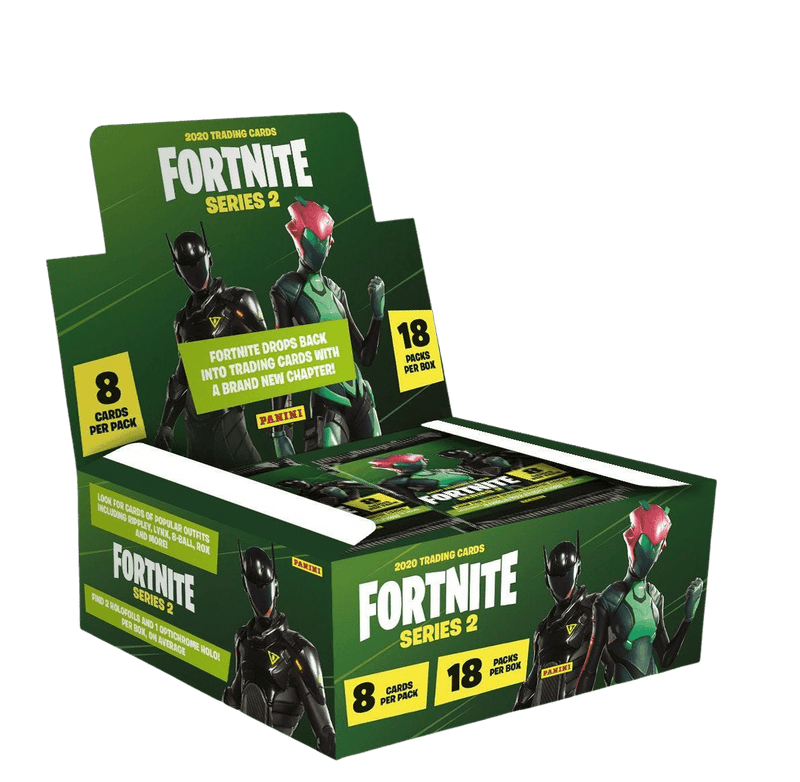 Fortnite Series 2 Trading Cards - Booster Box (18 Packs) - The Card Vault