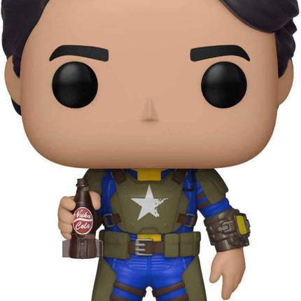 Funko 33974 POP Vinyl: Games: Fallout S2: Vault Dweller Male, Multi - The Card Vault