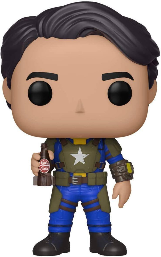 Funko 33974 POP Vinyl: Games: Fallout S2: Vault Dweller Male, Multi - The Card Vault