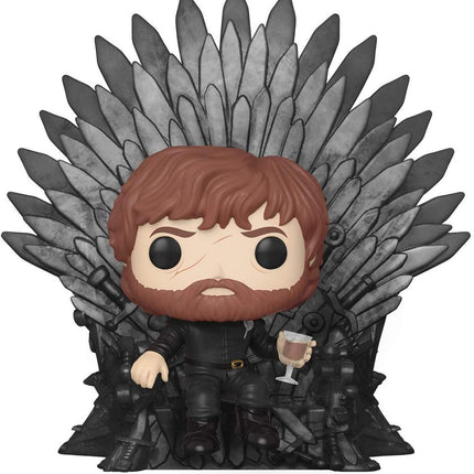 Funko 37404 POP Deluxe: Game S10: Tyrion Sitting on Iron Throne Collectible Figure, Multicolour - The Card Vault