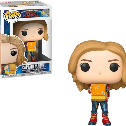 Funko 37685 POP Captain Marvel Holding Lunchbox 1 Collectible Figure, Multicolour - The Card Vault