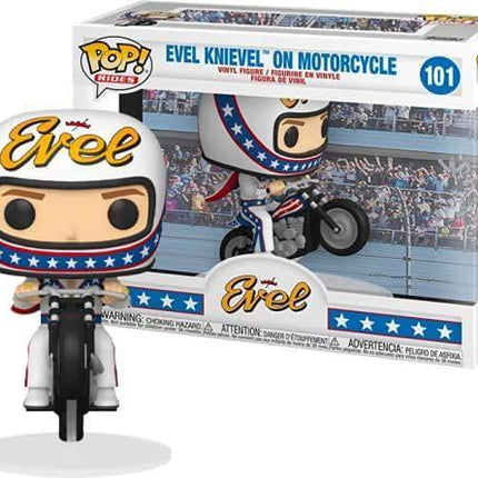 Funko 49942 POP Rides: Evel Knievel on Motorcycle - The Card Vault