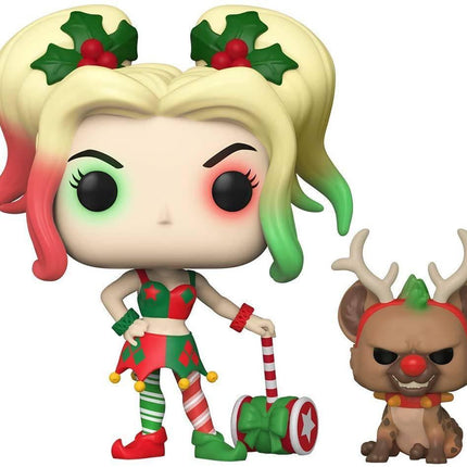 Funko 50656 POP&Buddy DC Comics Holidays S1 Harley Quinn w/Helper - The Card Vault