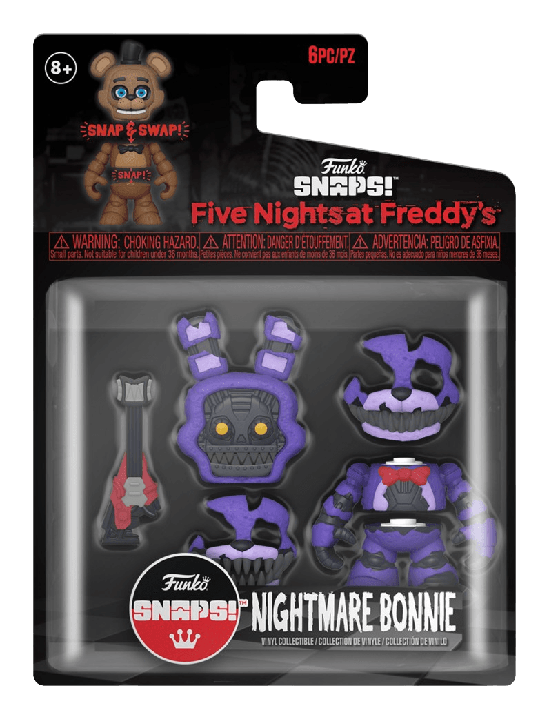 Funko - Five Nights at Freddy's - Snaps Nightmare Bonnie Action Figure - The Card Vault